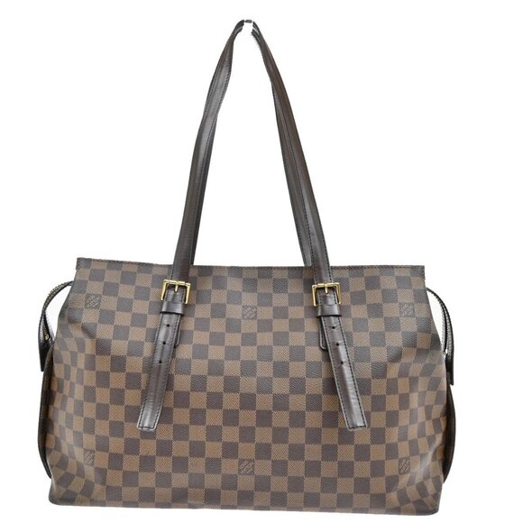 LOUIS VUITTON Chelsea Shoulder Tote Bag Damier Leather BN France N51119 70EF808 - Picture 3 of 15
